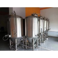 日产1000升的精酿啤酒设备发酵罐自动化啤酒设备厂家